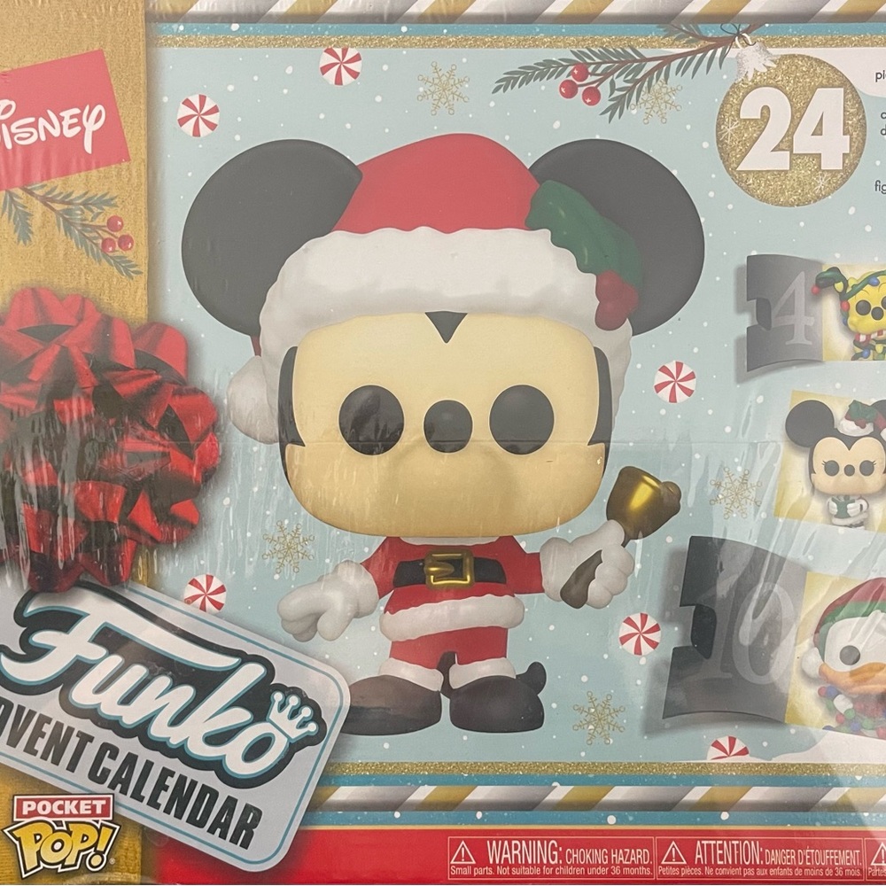 Funko Disney Advent Calendar with Mickey in Red and White